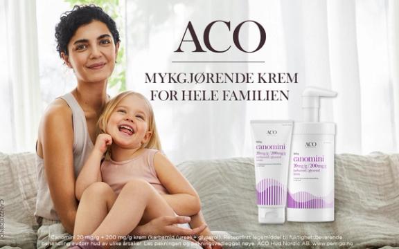 ACO: Canomini, Canoderm, Cano+, Miniderm – Mykgjørende kremer for hele familien