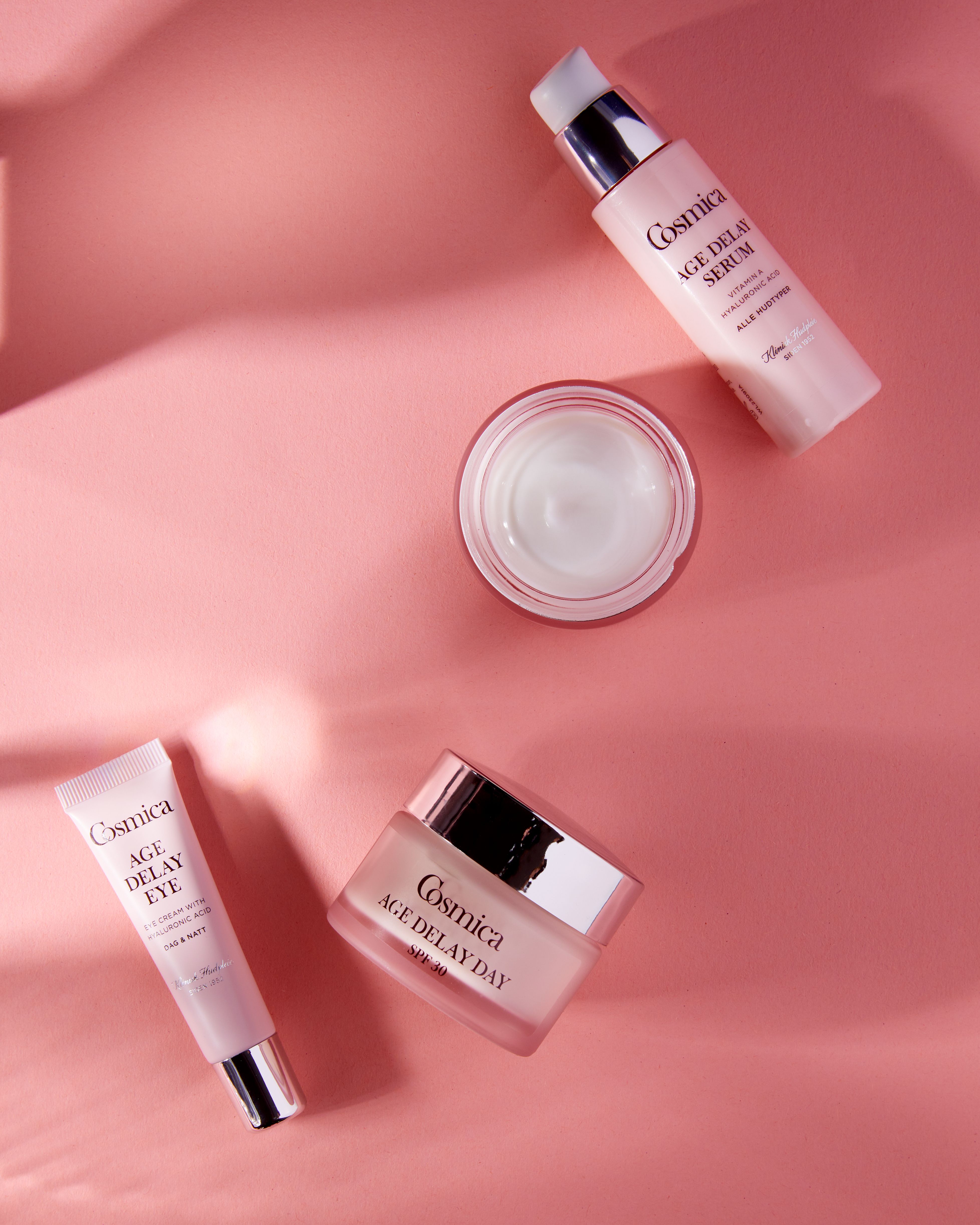 Medlemstilbud 3 for 50% på komplett hudpleierutine fra Cosmica Age Delay