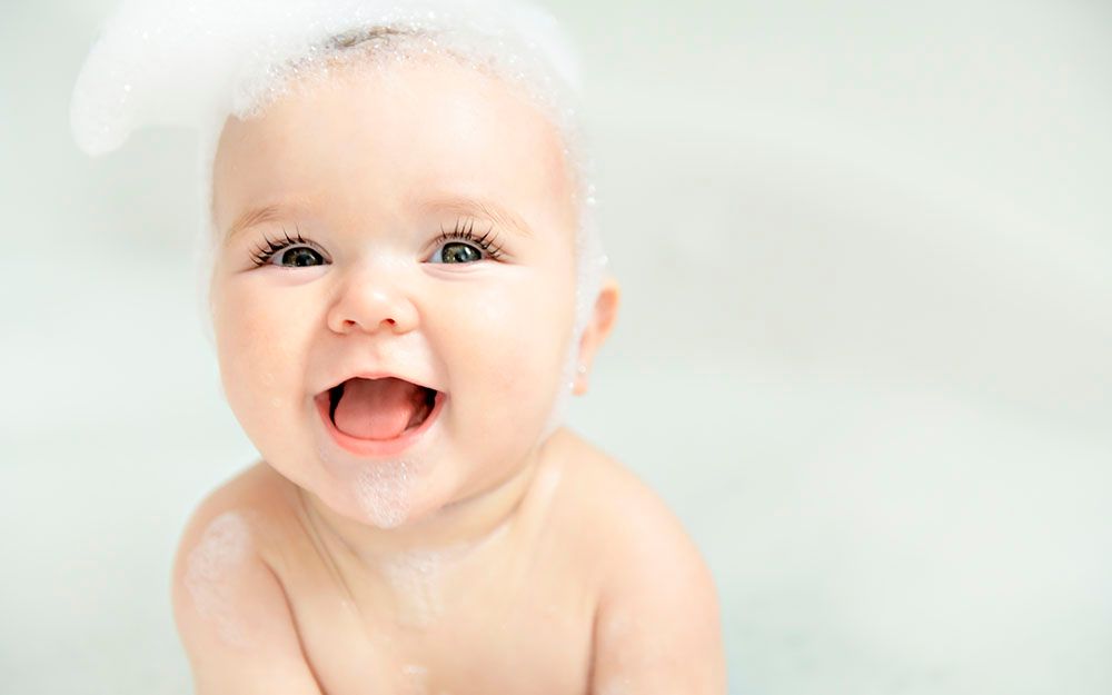 Bad, hårvask og pleie av barnets hud