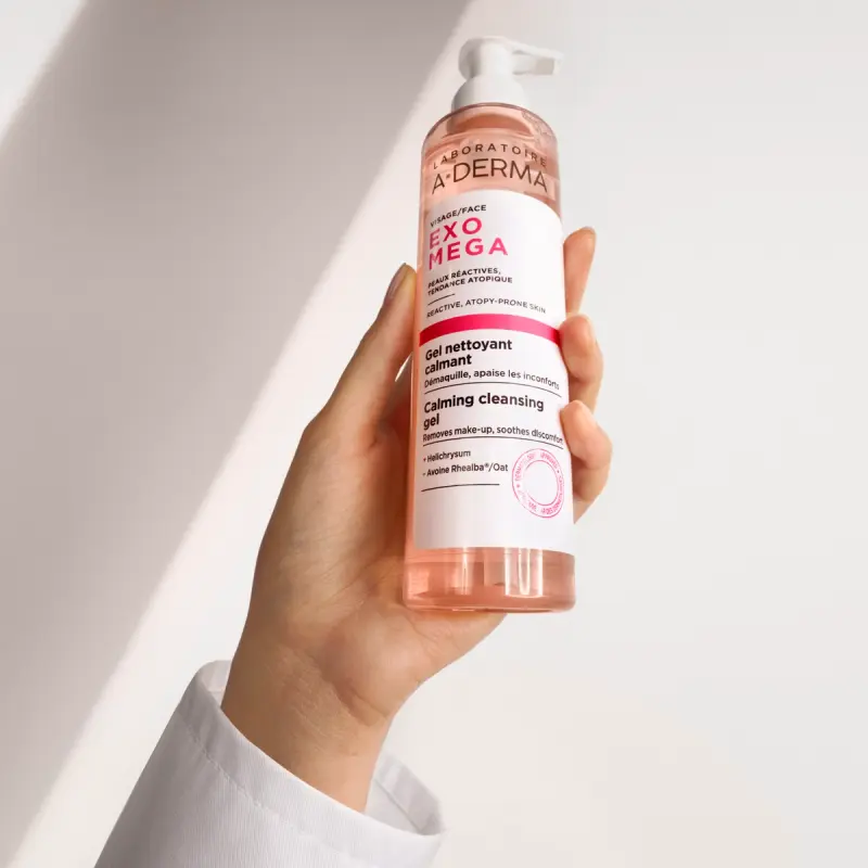 Aderma Exomega Face rensegel