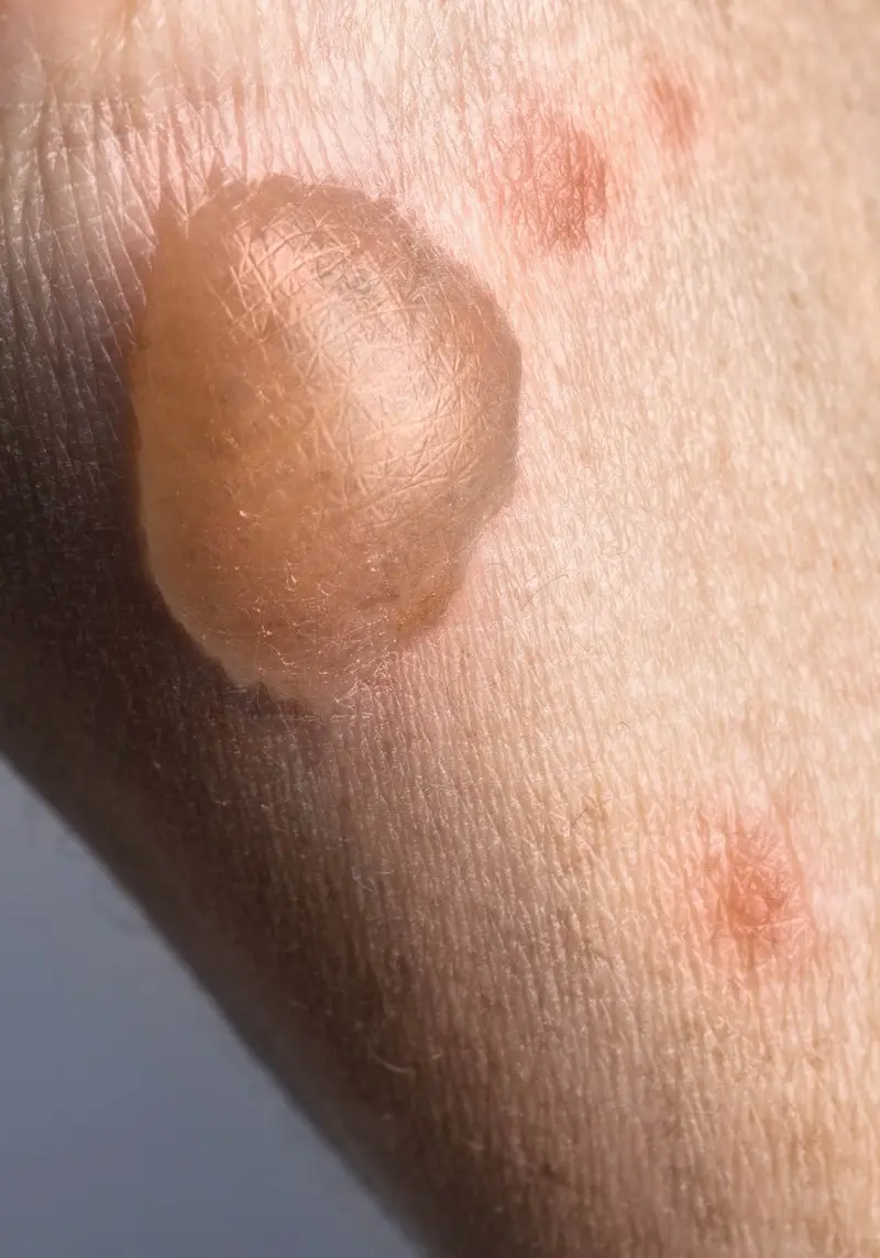 Alvorlig solbrenthet med blemmer