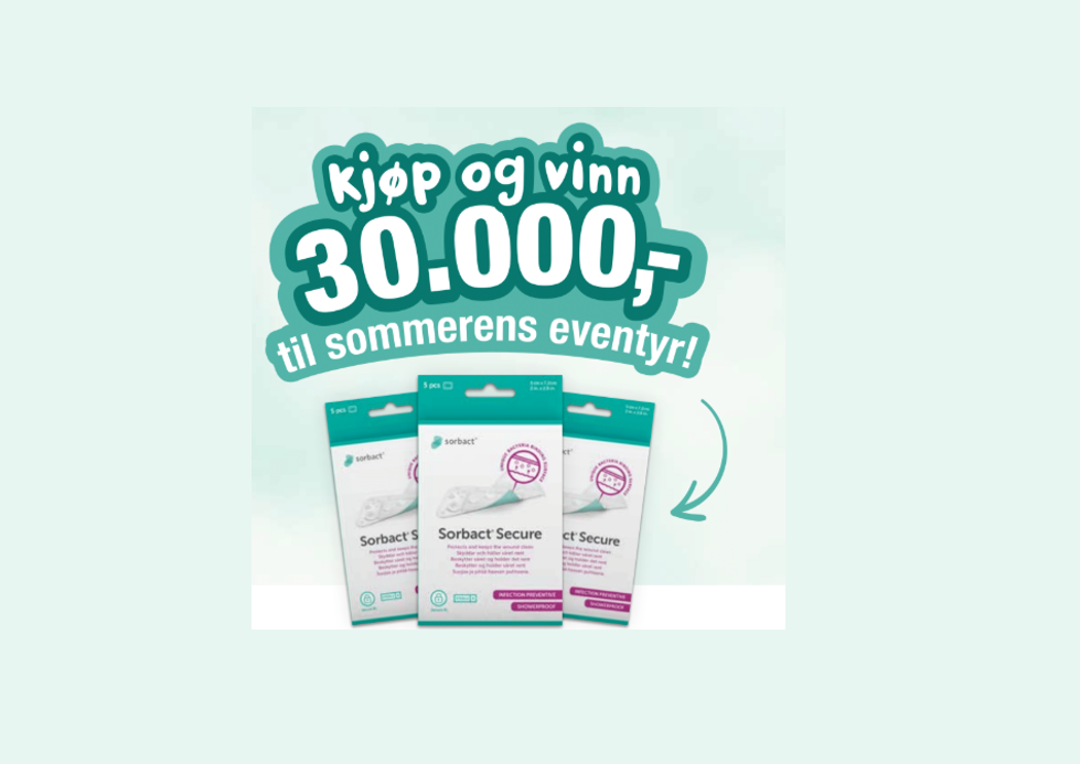 Kjøp og vinn 30.000 til sommerens eventyr kampanje fra Sorbact
