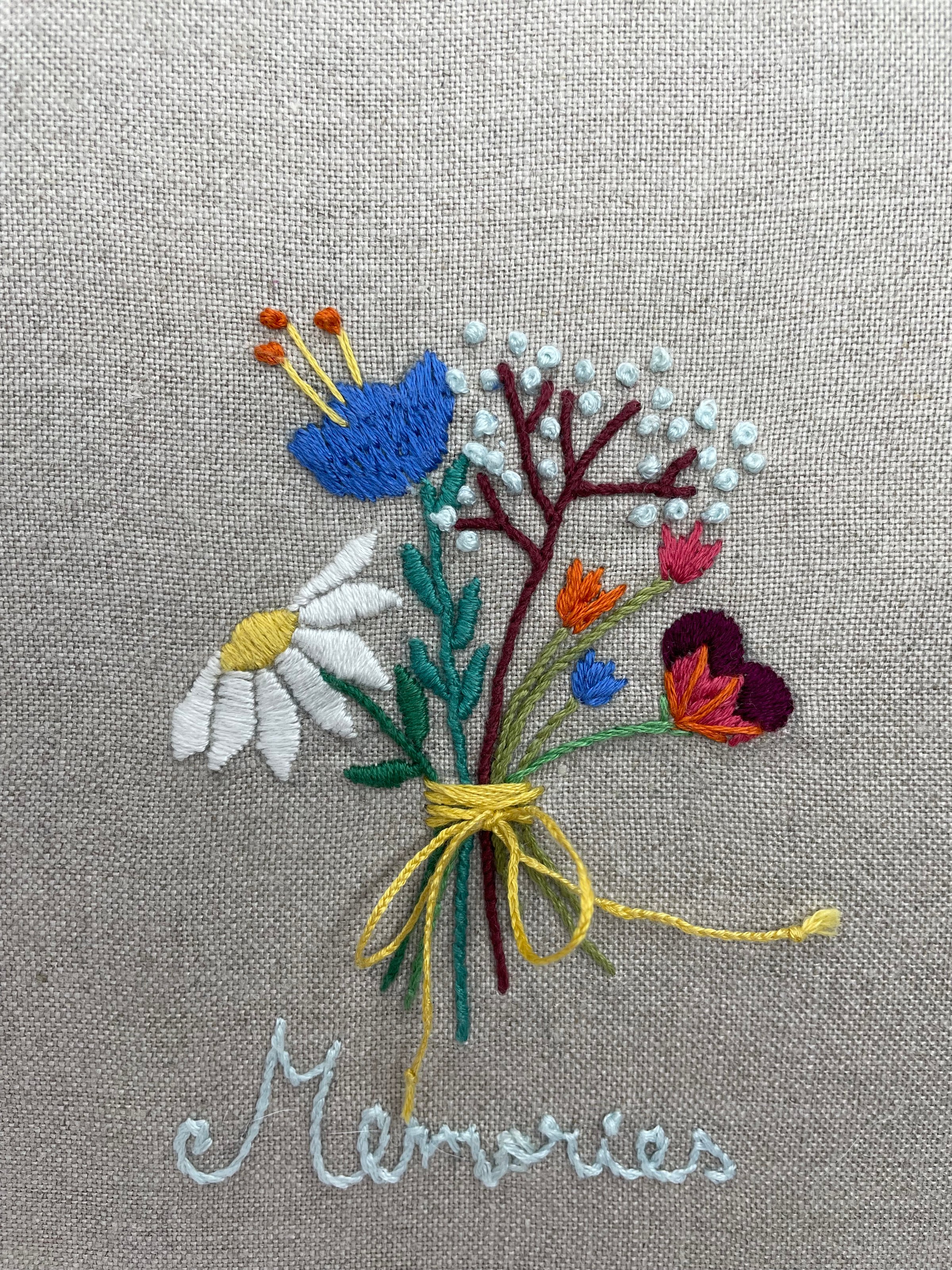 Embroidery closeup