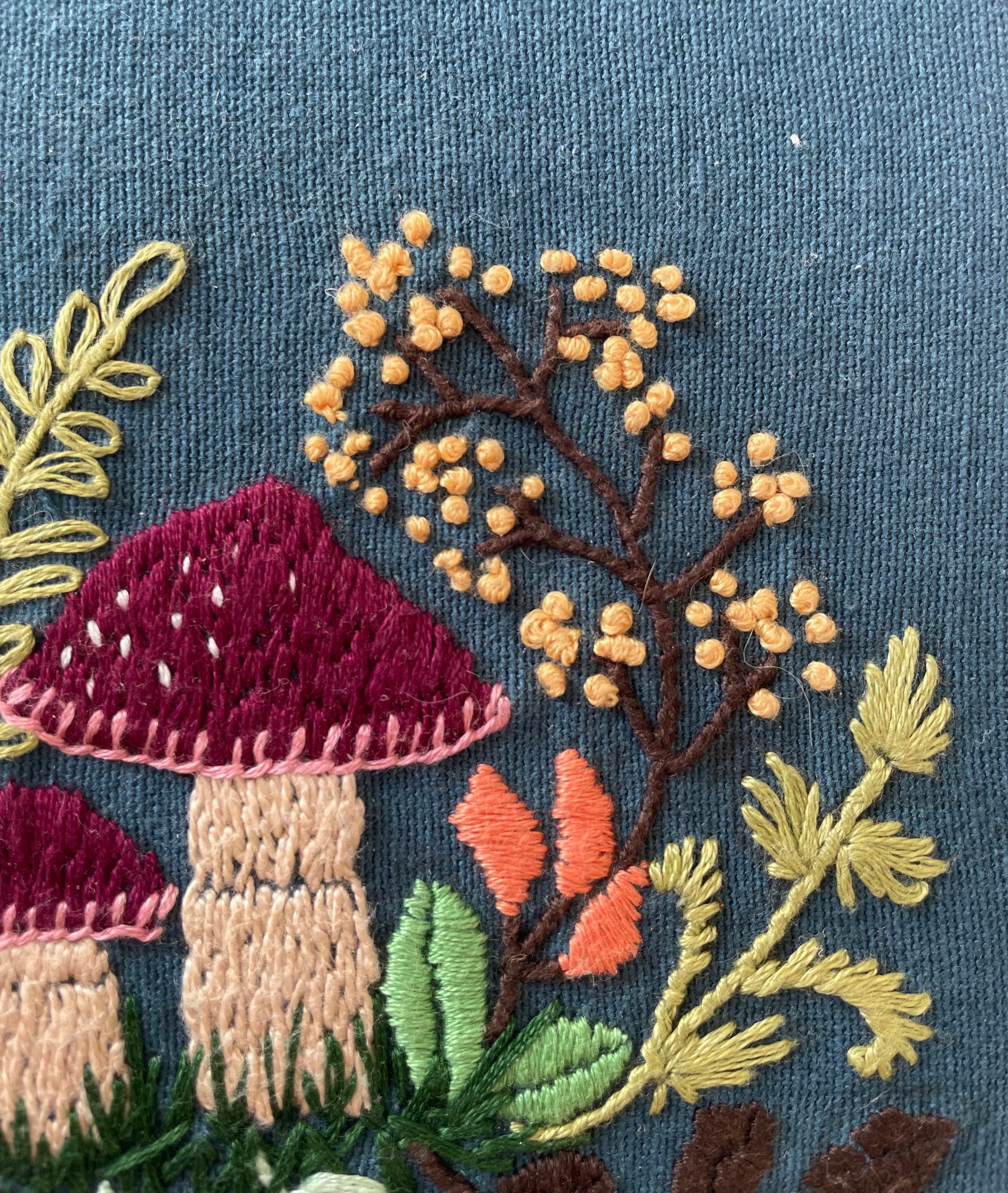 Close up embroidery