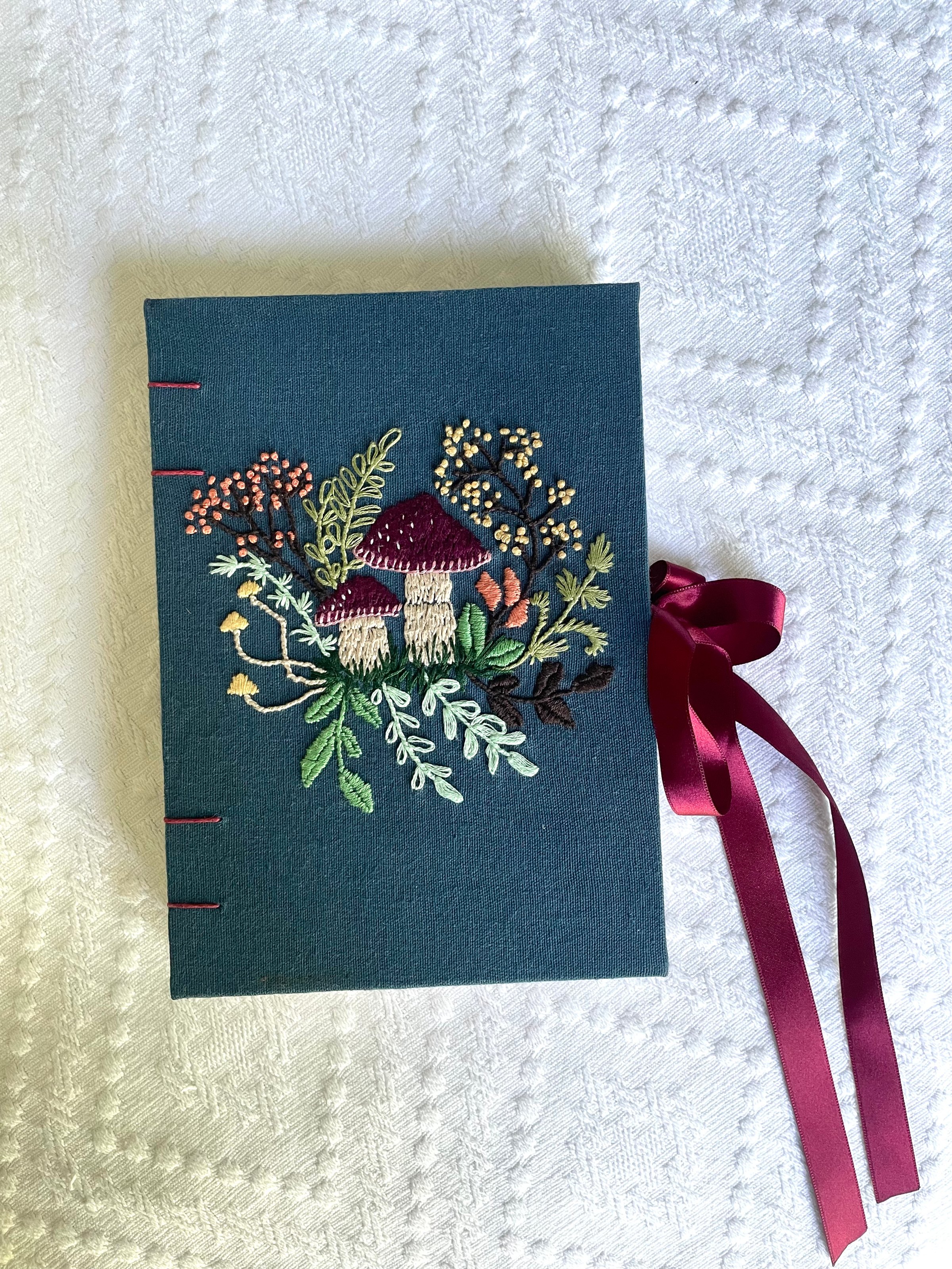 Notebook on white background