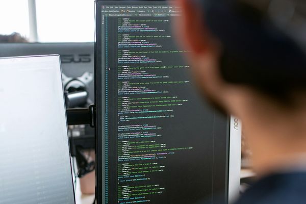 Construction team meeting to review project bids