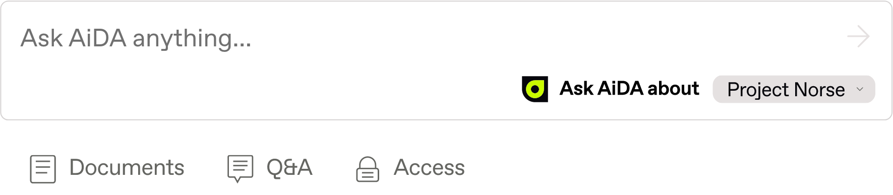 Ask AiDA anything