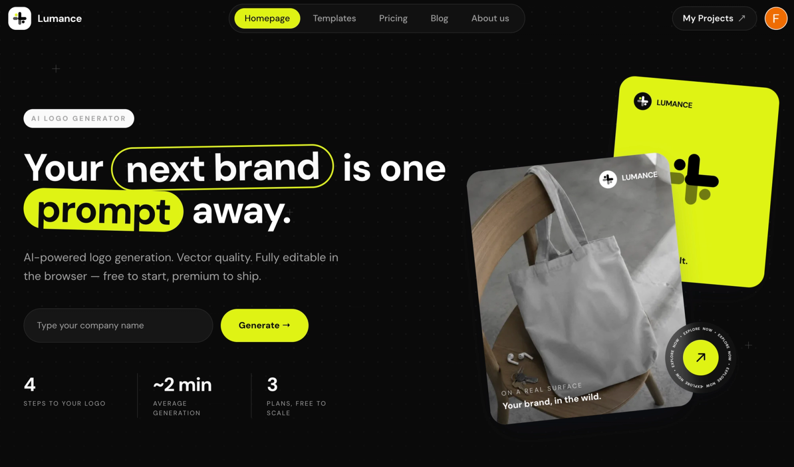 Lumance website