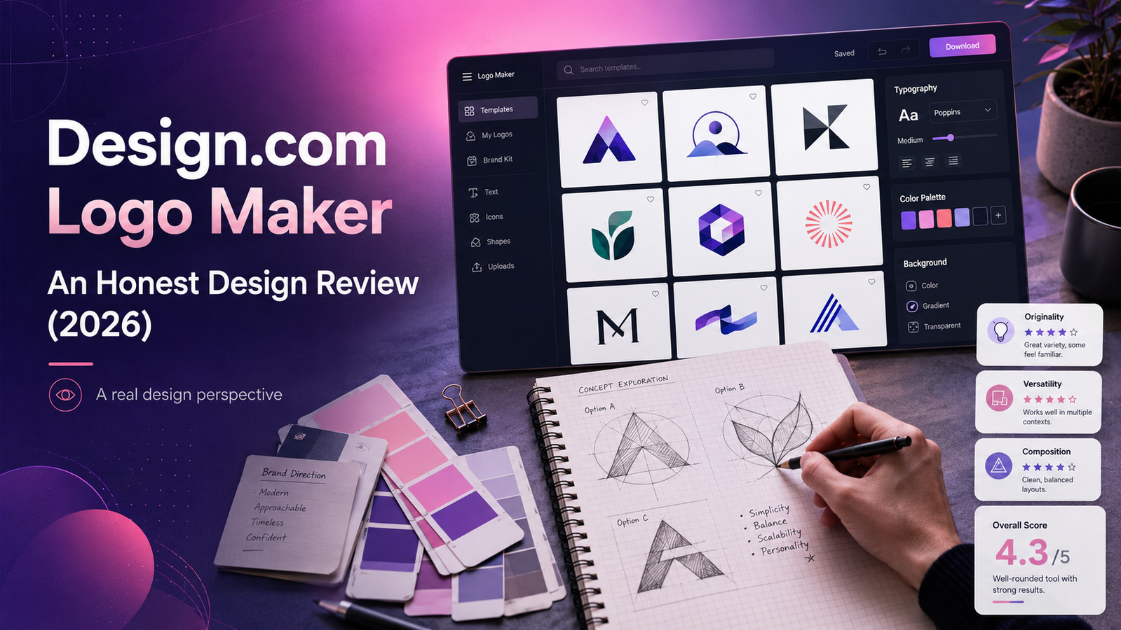 Design.com Logo Maker Review 2026: Design Quality, Pricing, and Licensing