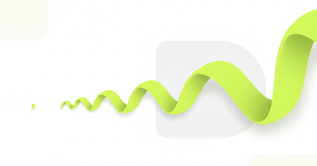 Abstract logo symbol scaling perfectly from small to large sizes