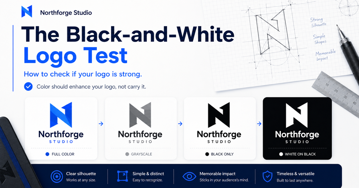 The Black-and-White Logo Test