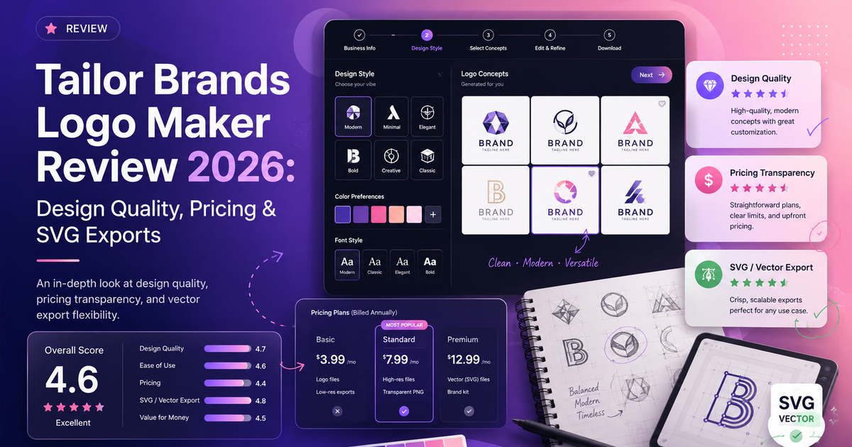 Tailor Brands Logo Maker Review 2026