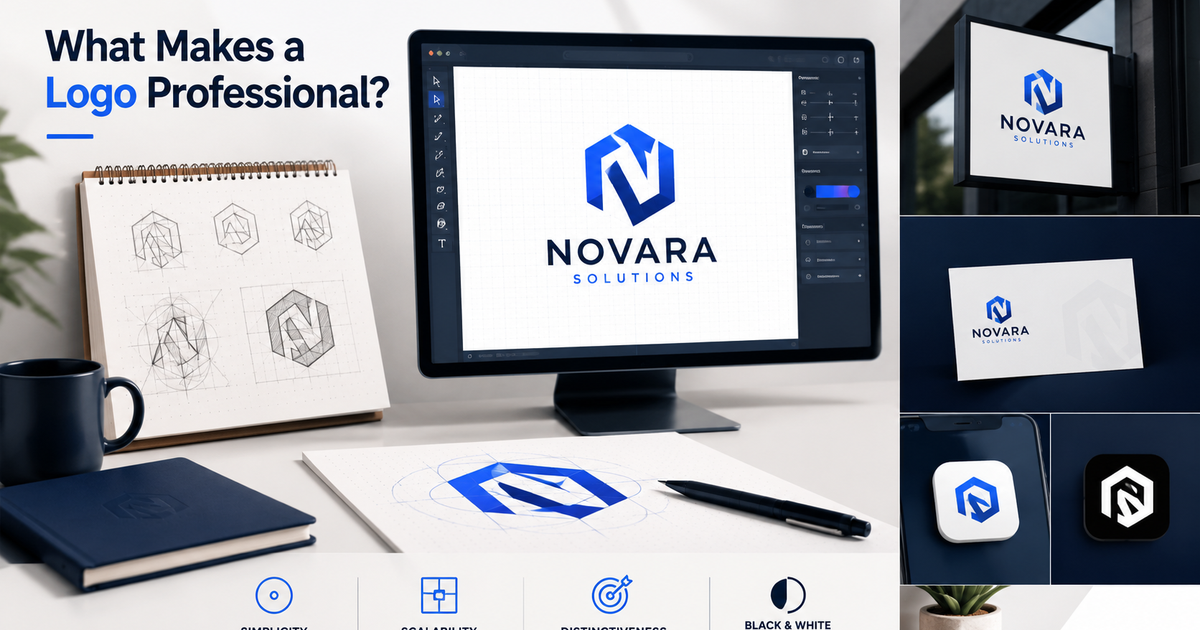 What makes a logo professional
