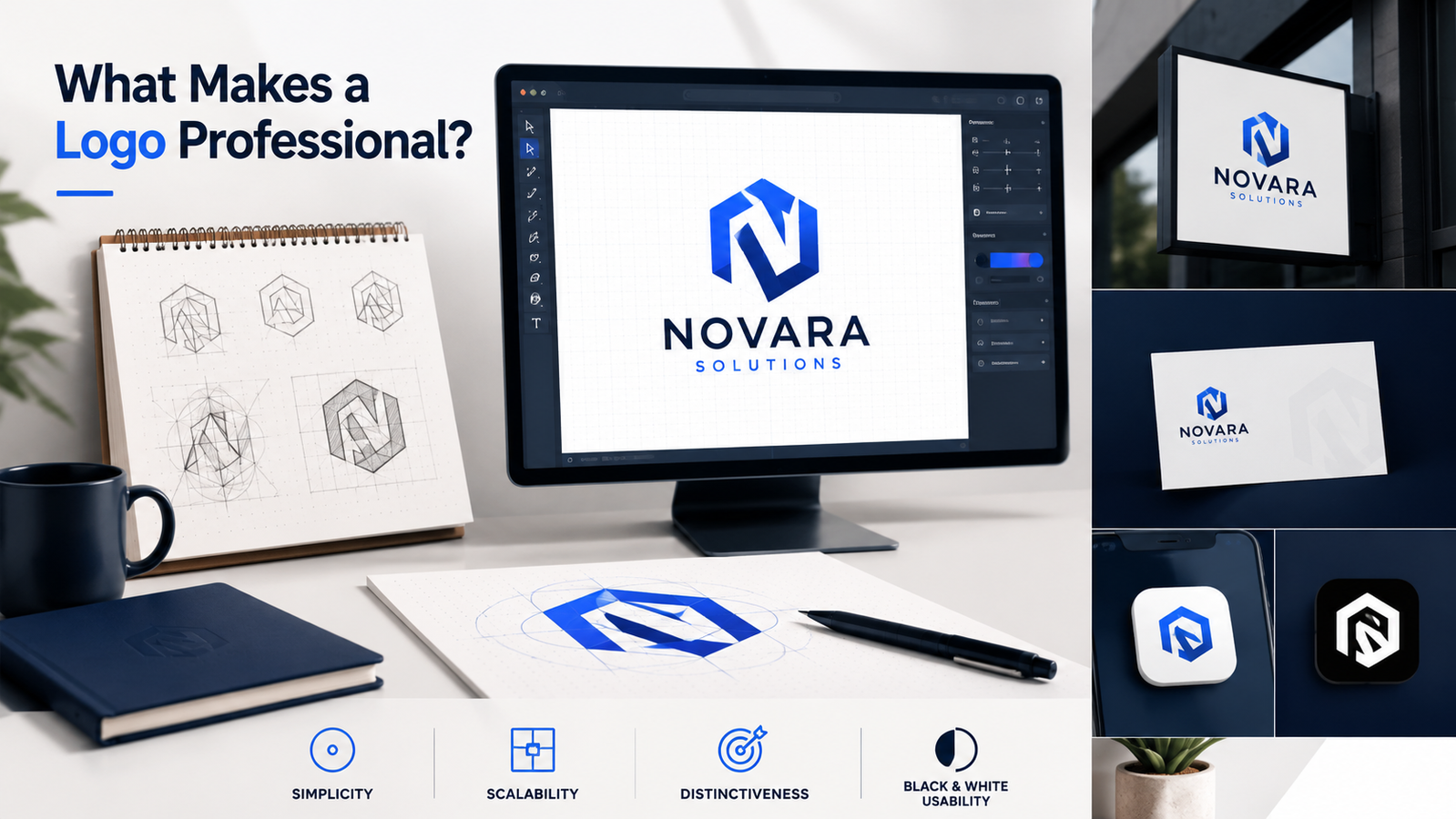What makes a logo professional