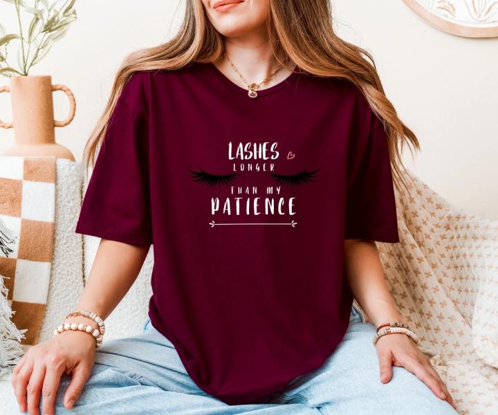 Lashes Longer Than My Patience T-shirt