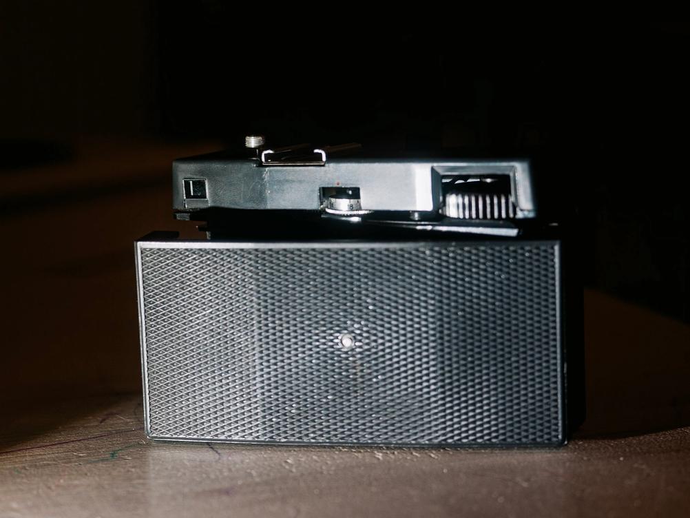 Photo of the back of the broken Smena 8M.