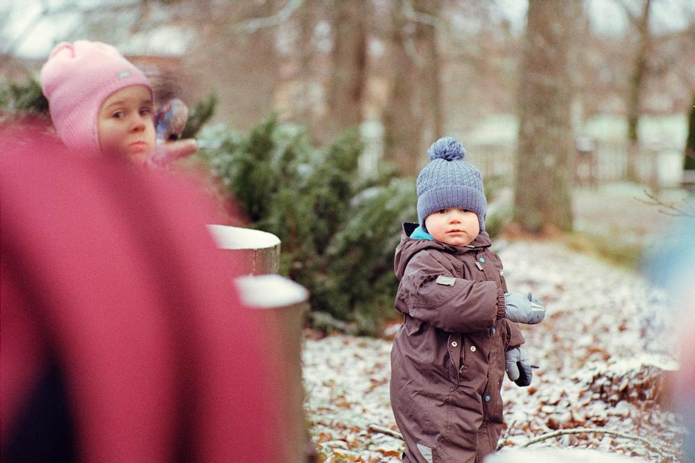 Photo of a surprised one year old.