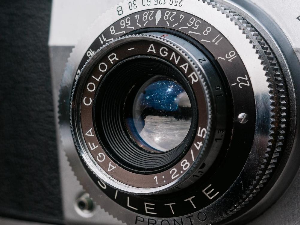 Photo of Agfa Color-Agnar 45mm f4.5 lens.