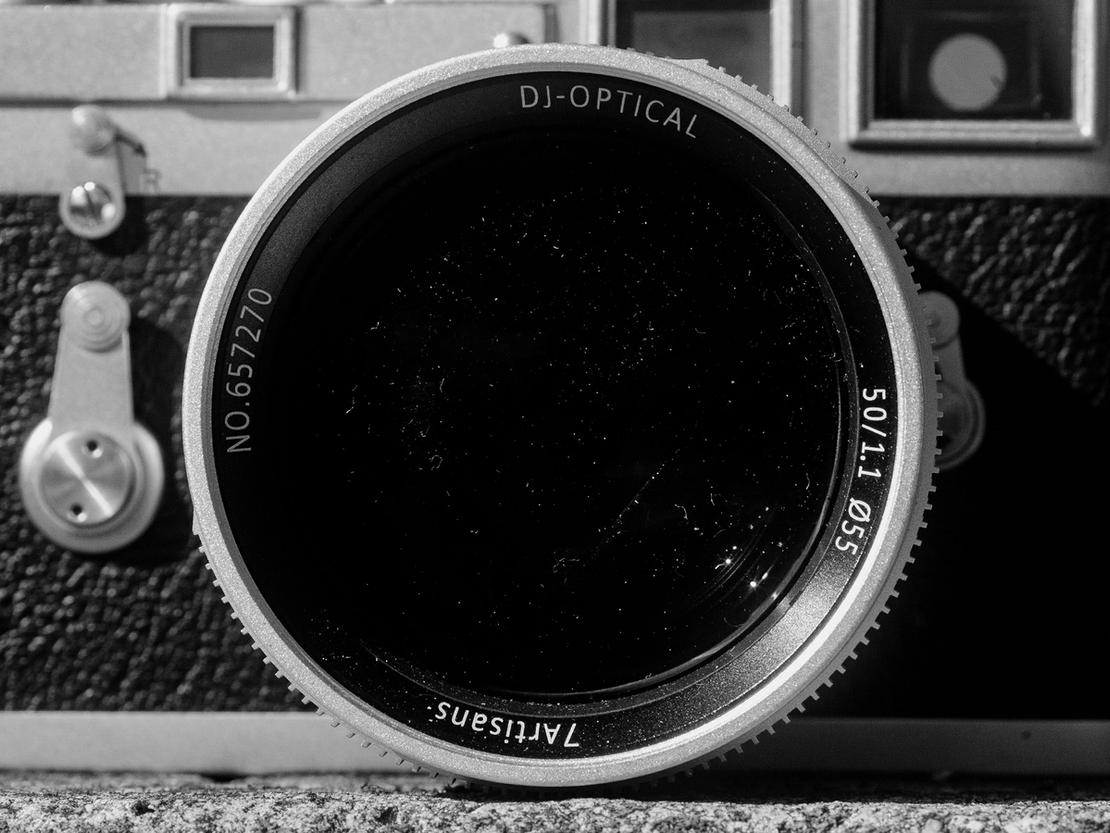 Photo of 7Artisans 50mm f1.1 lens.