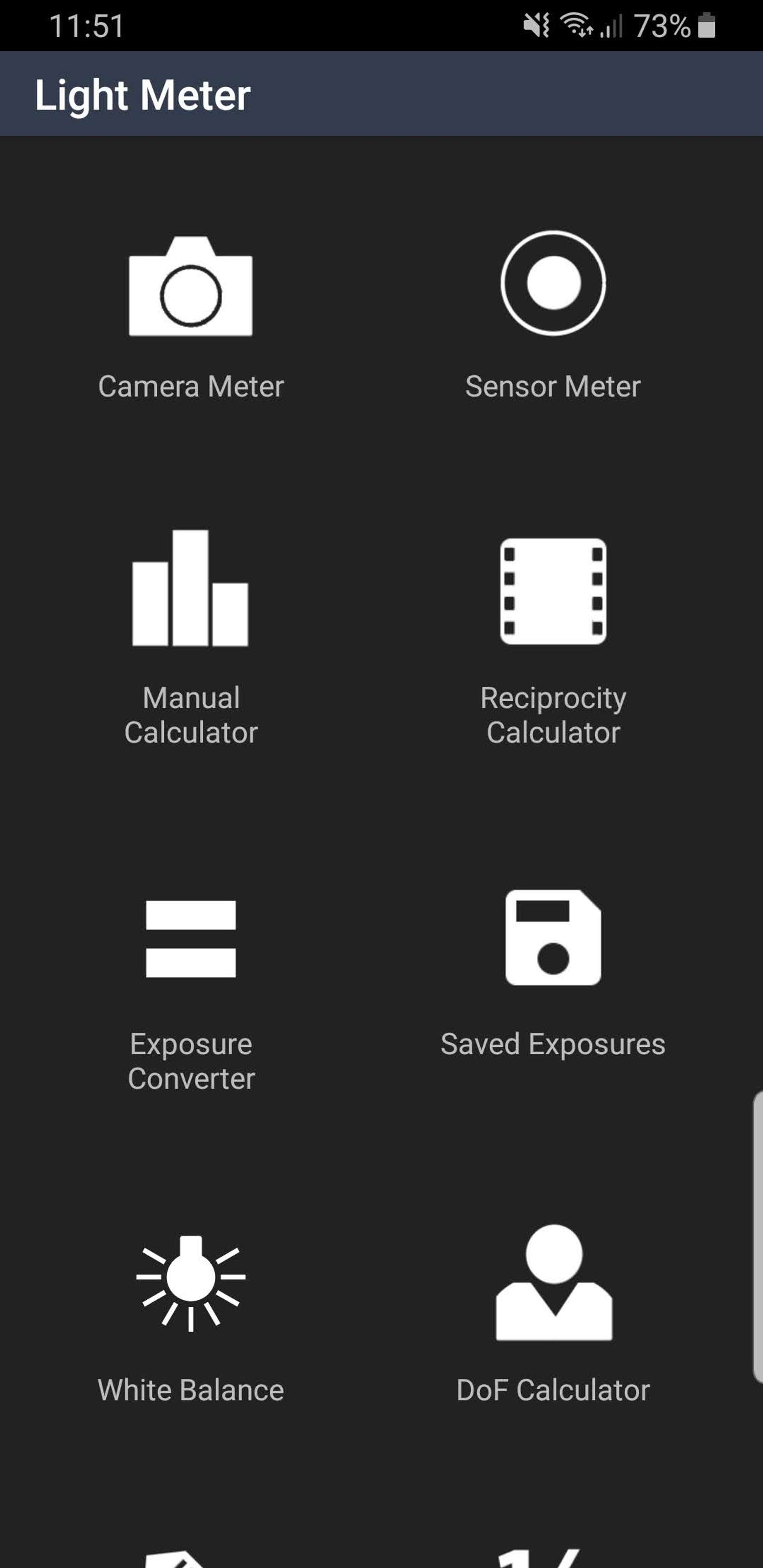 Android "Light Meter" App Review 50mmF2