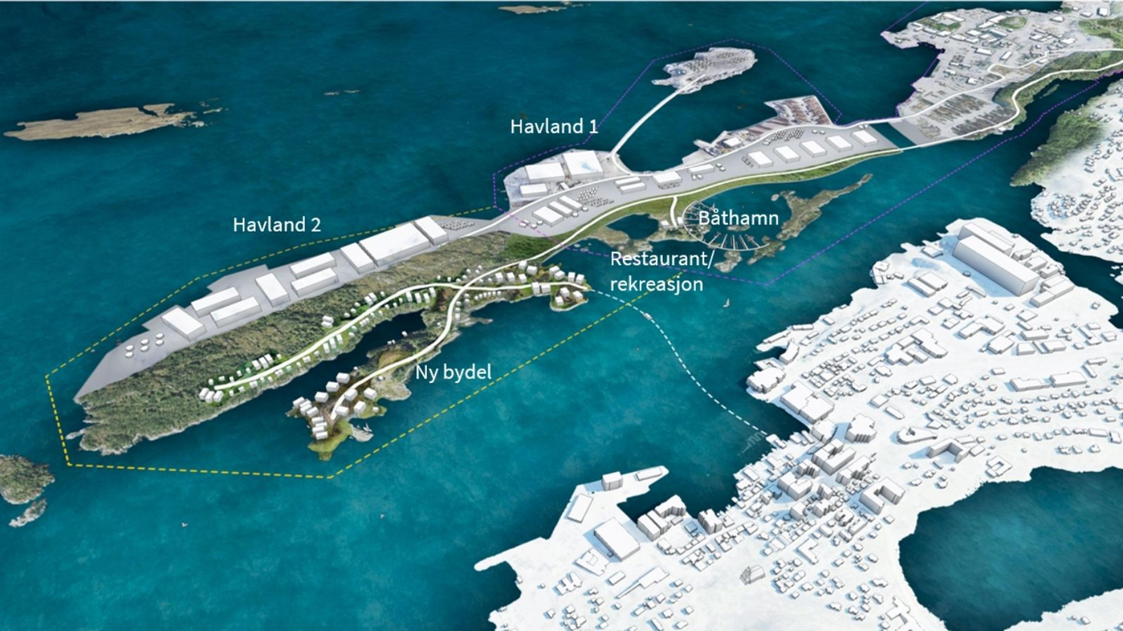Havland 2 - skisse av videre utvikling