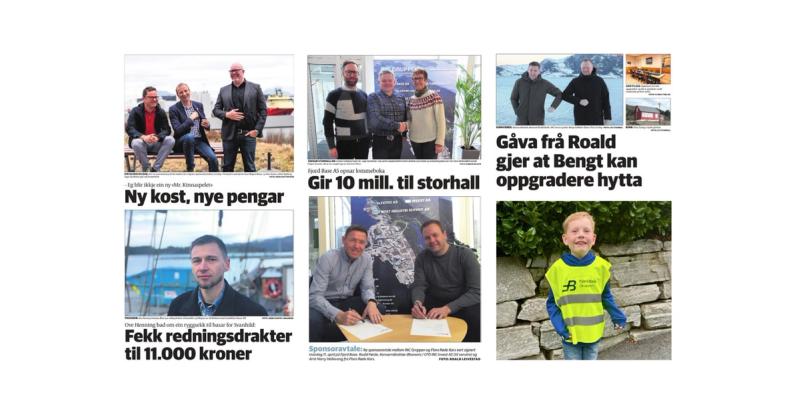 We are a part of the acitivity in Florø