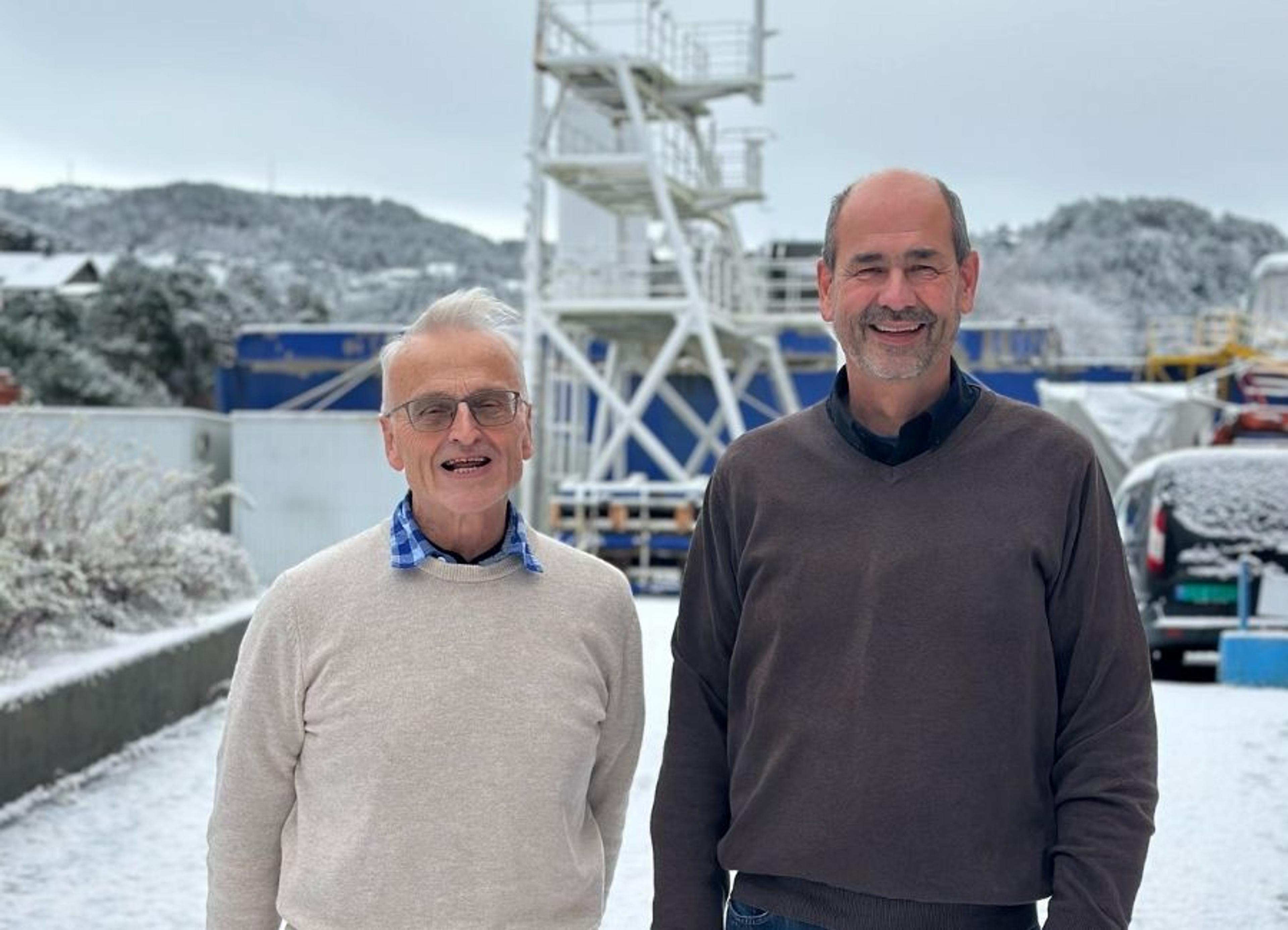 Anders Myklebust og Terje Totland har til sammen 75 års fartstid i Westcon, med både opp- og nedturer.