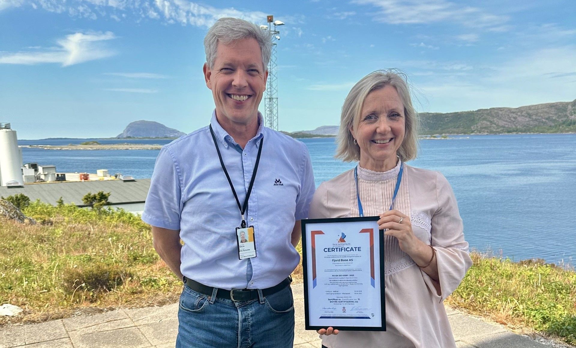 Fjord Base Group finally in sync – the entire group is now ISO certified