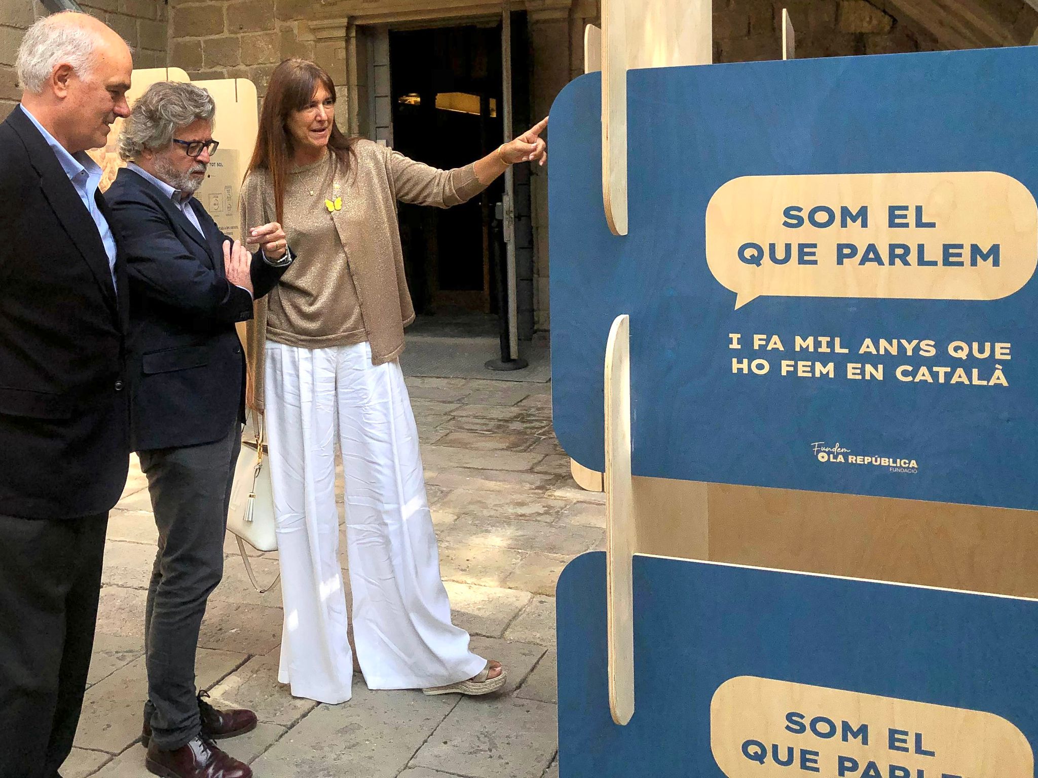 La Fundació Fundem la República presenta la seva primera exposició itinerant sobre la llengua catalana