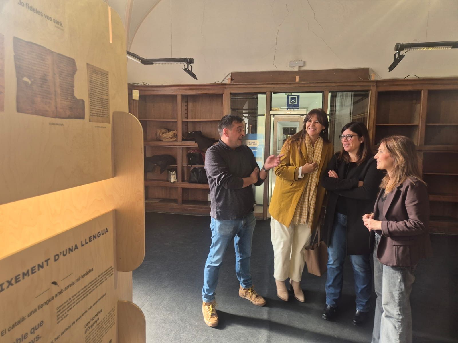Inauguració de  l’exposició “Som el que parlem, i fa mil anys que ho fem en català”