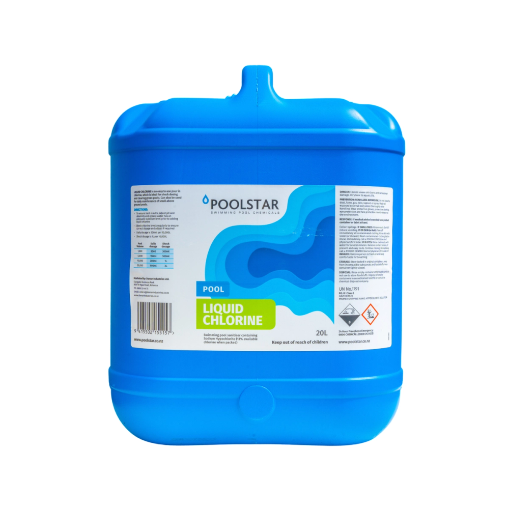 PoolStar Liquid Chlorine 20L