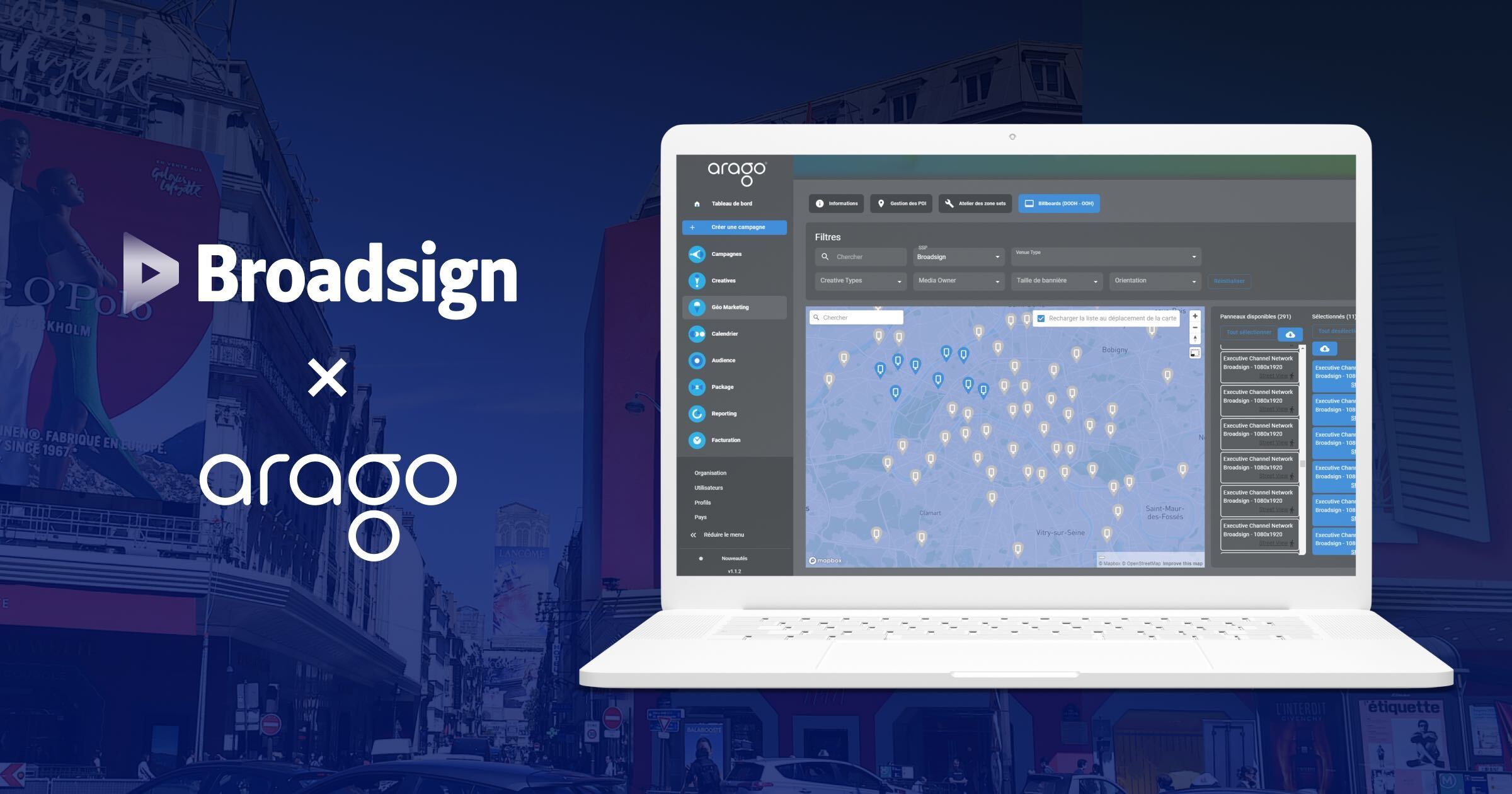 ARAGO TEAMS UP WITH @BROADSIGN