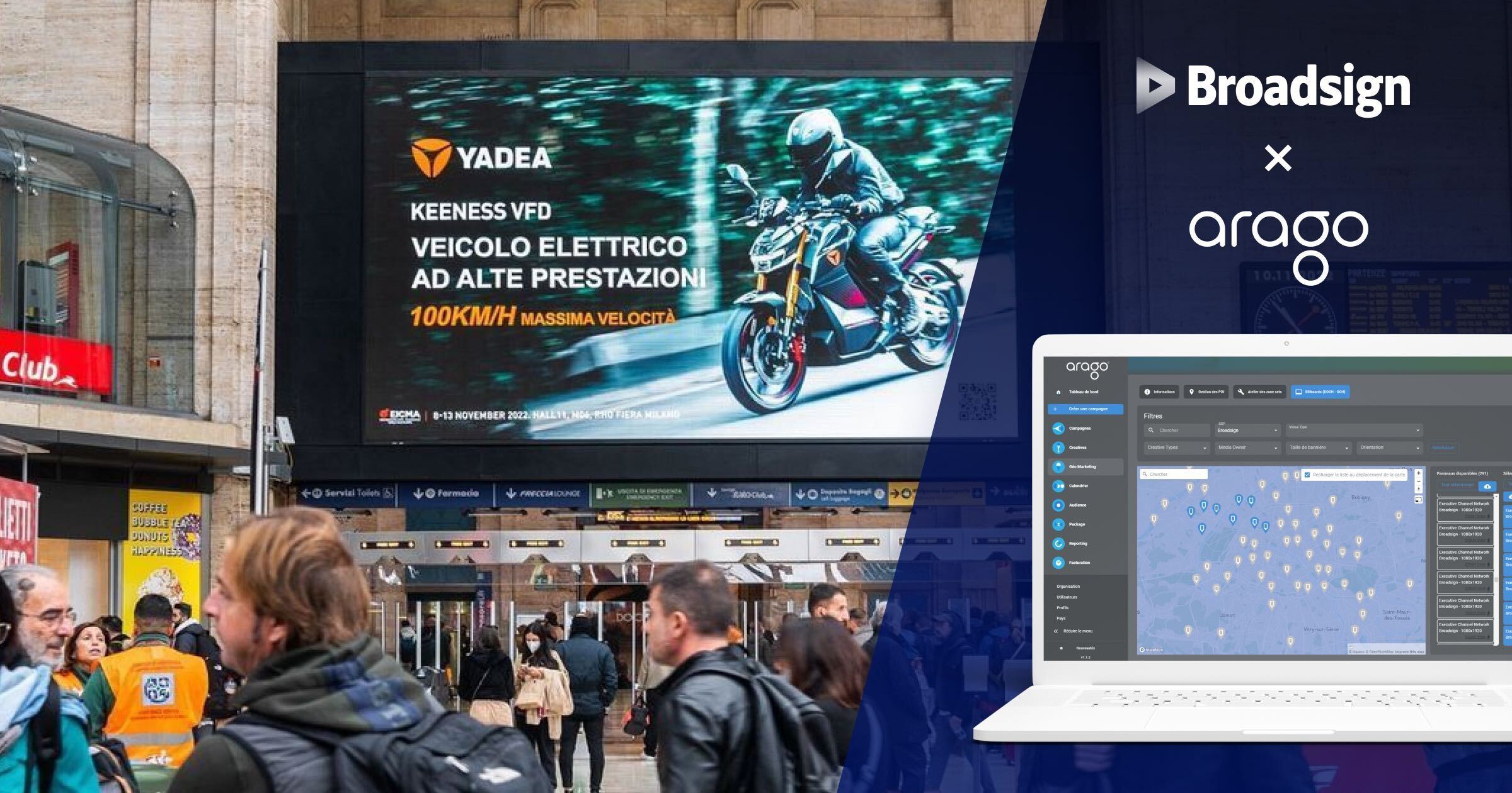 Arago - ARAGO Teams Up with Broadsign to Bridge DOOH and Digital Ad ...
