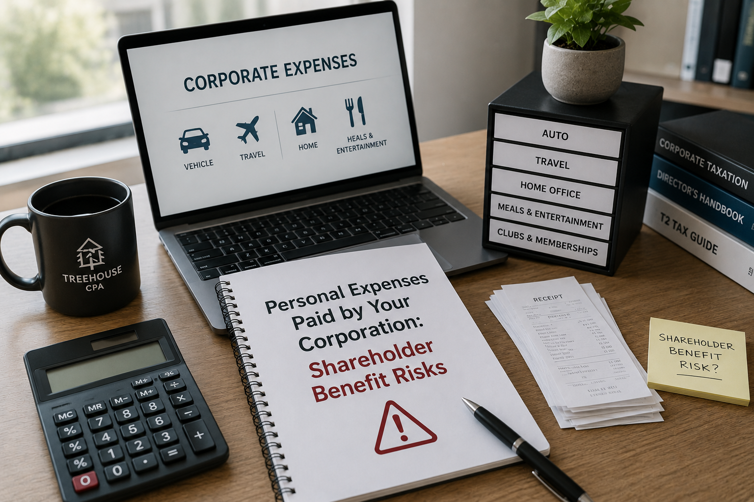 Personal Expenses Paid by Your Corporation: Shareholder Benefit Risks