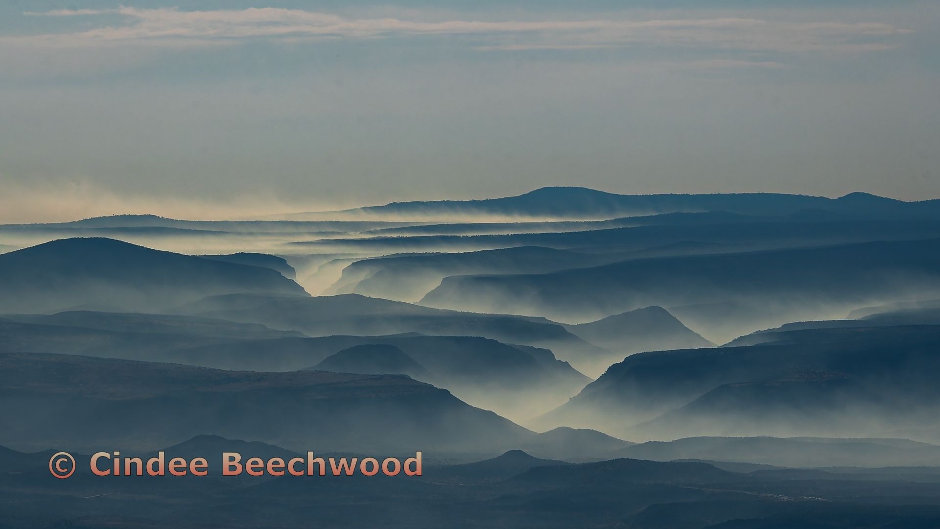 Mountains in Smoke