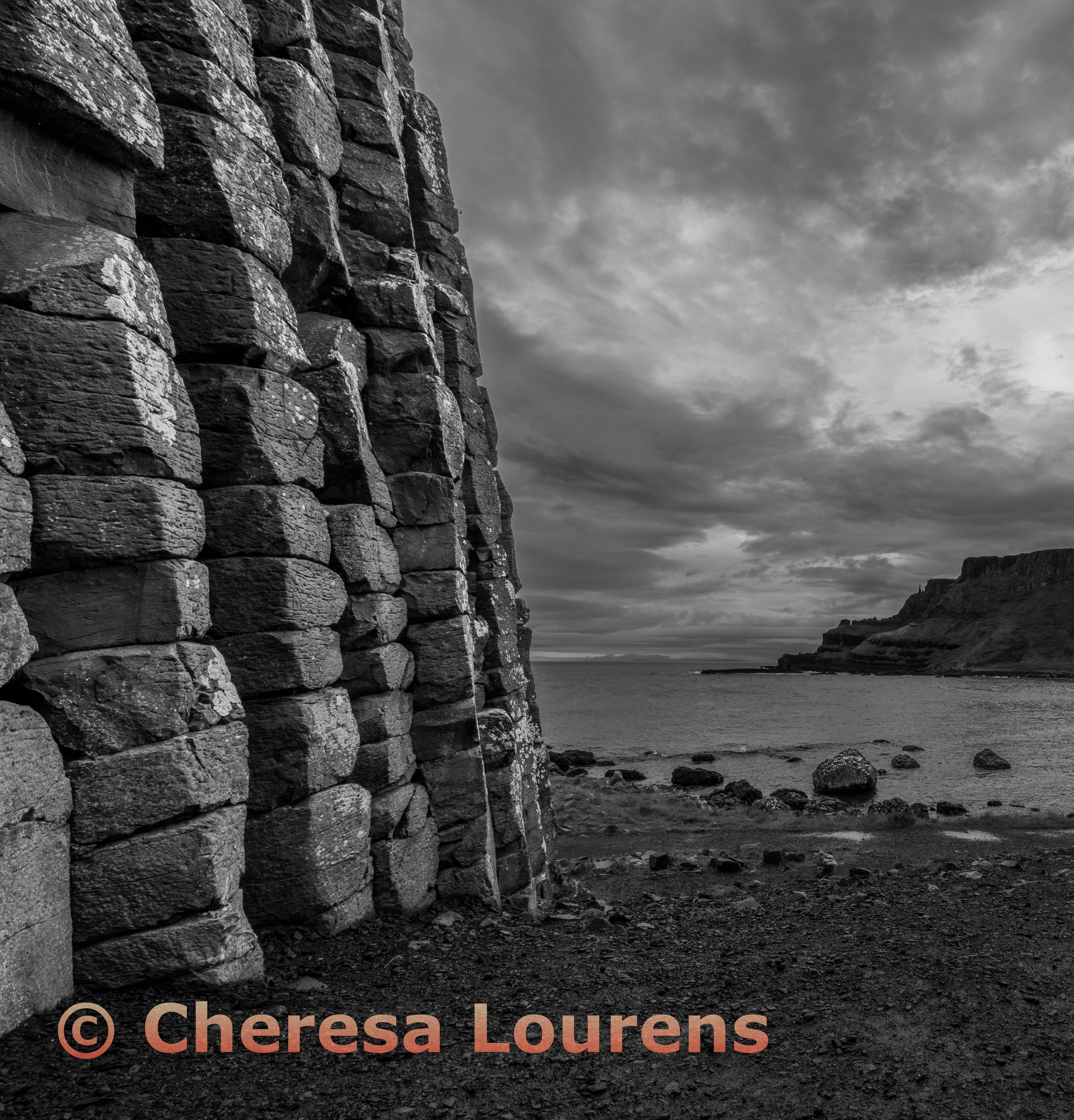 Ancient Stone Pillars, Antrim Coast, Ireland