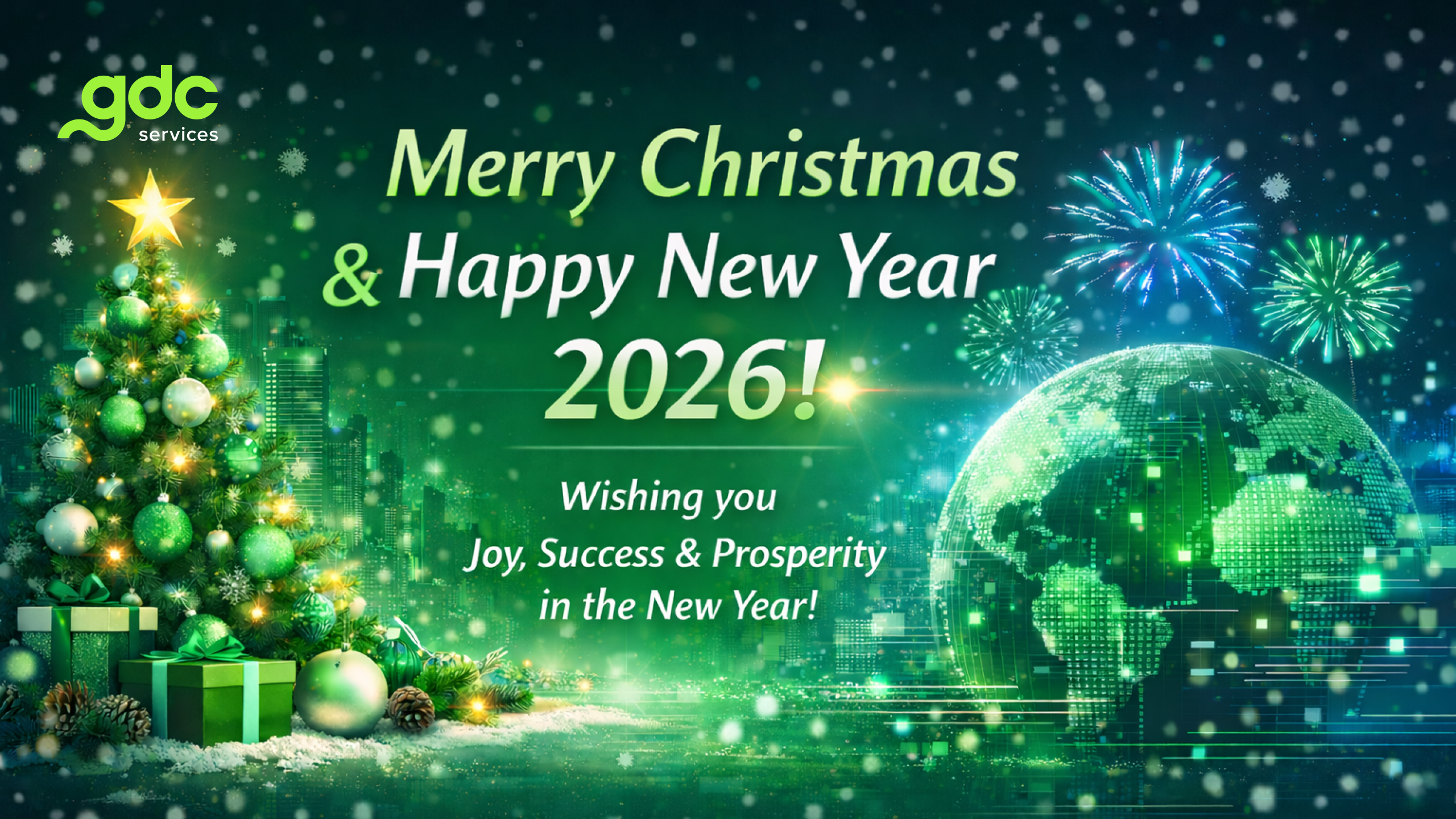 Merry Christmas & Happy New Year 2026 from GDC Services