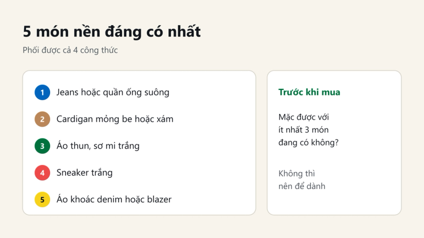 Đồ hoạ 5 món nền phối kiểu Hàn và câu hỏi trước khi mua