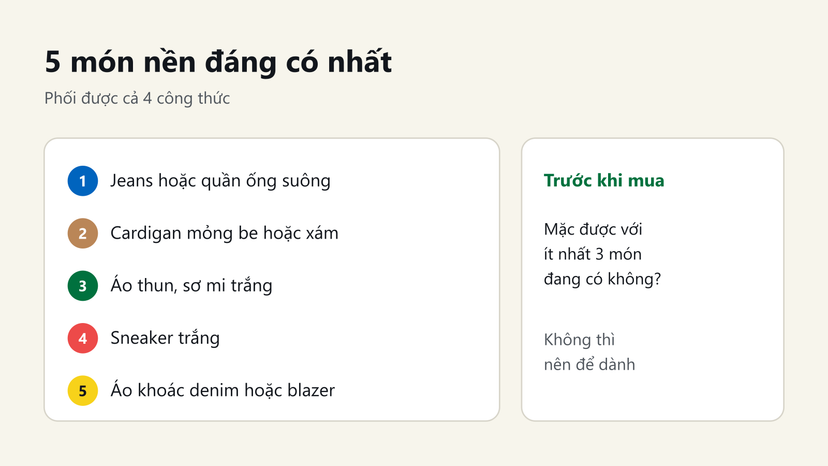 Đồ hoạ 5 món nền phối kiểu Hàn và câu hỏi trước khi mua