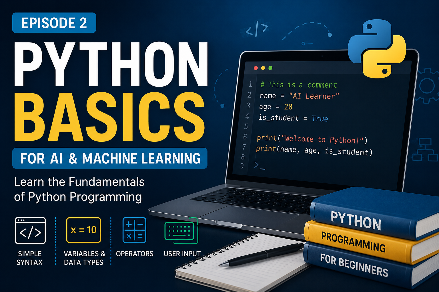 Python Fundamentals: Variables, Data Types and Input/Output