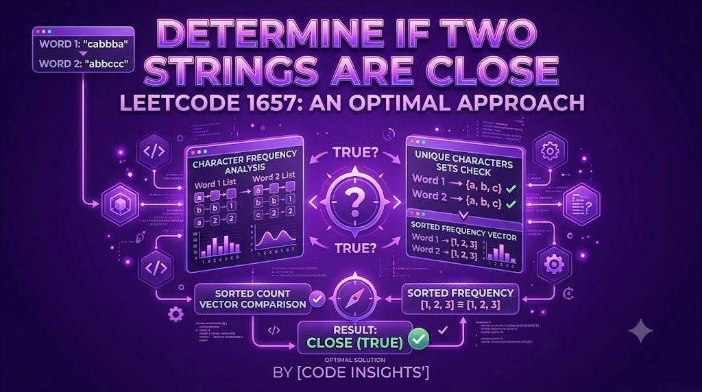 LeetCode 1657: Two Strings Are Close | Interactive Dry Run & Logic