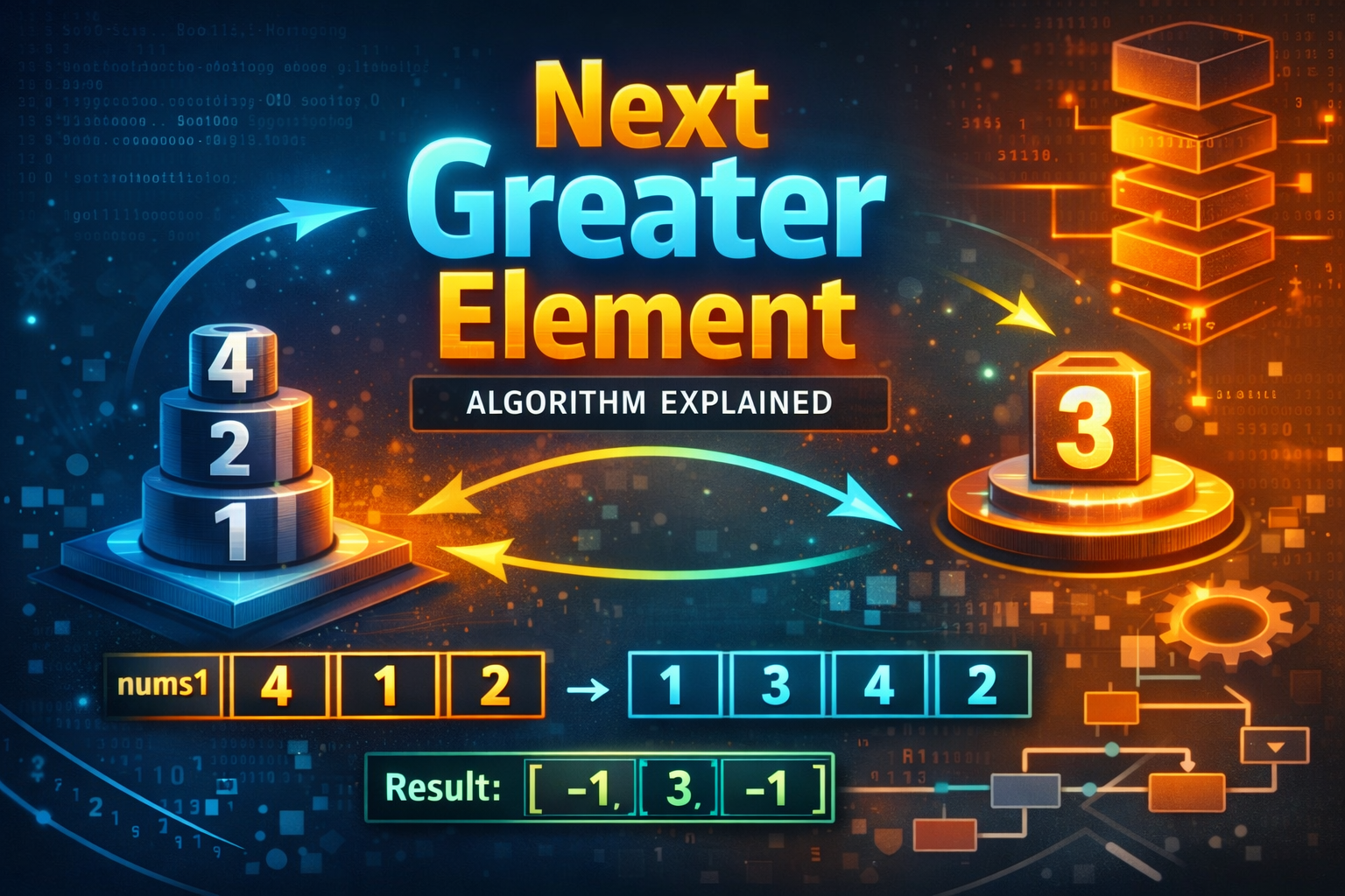 Next Greater Element I (LeetCode 496) Solution in C++ | Brute Force & Monotonic Stack Explained