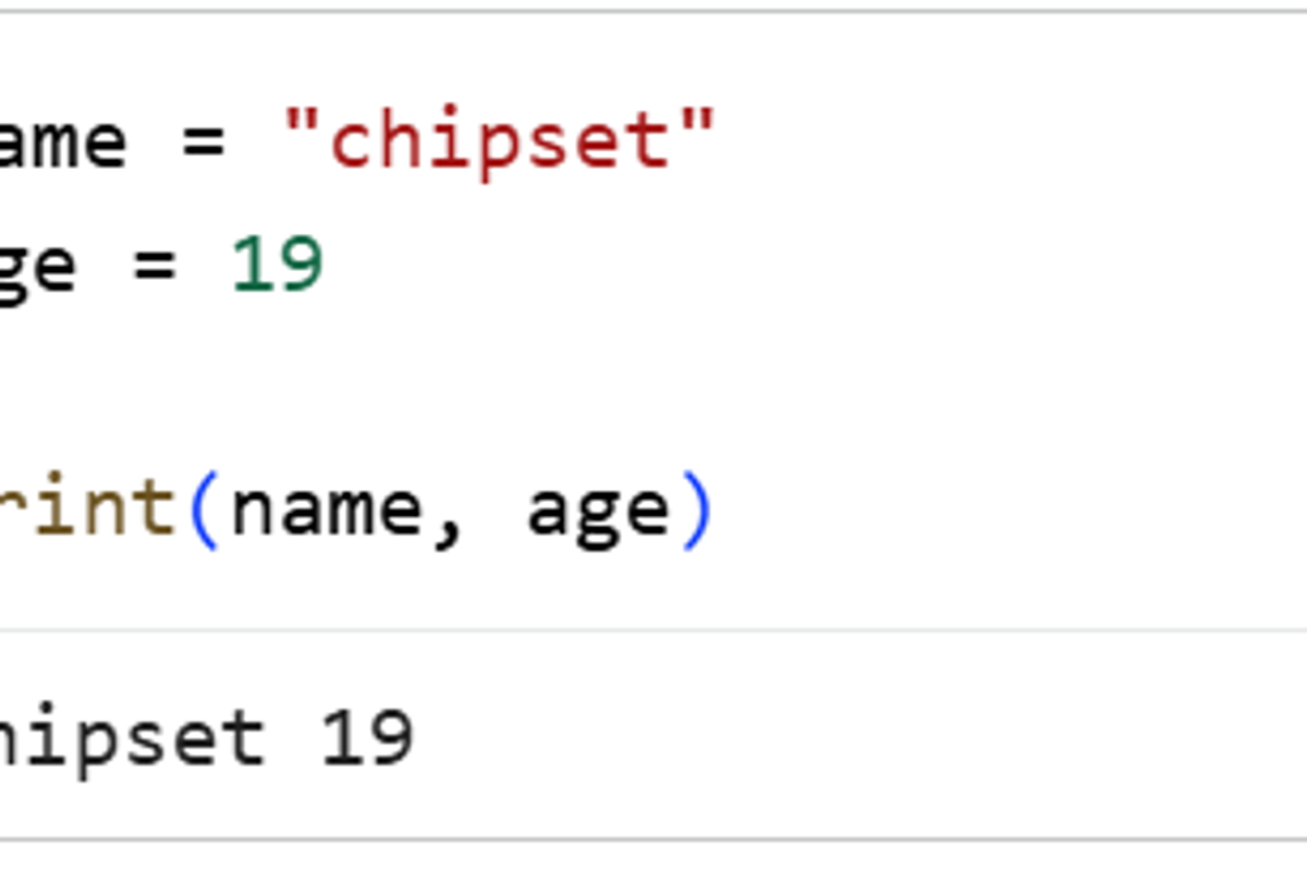printing multiple values