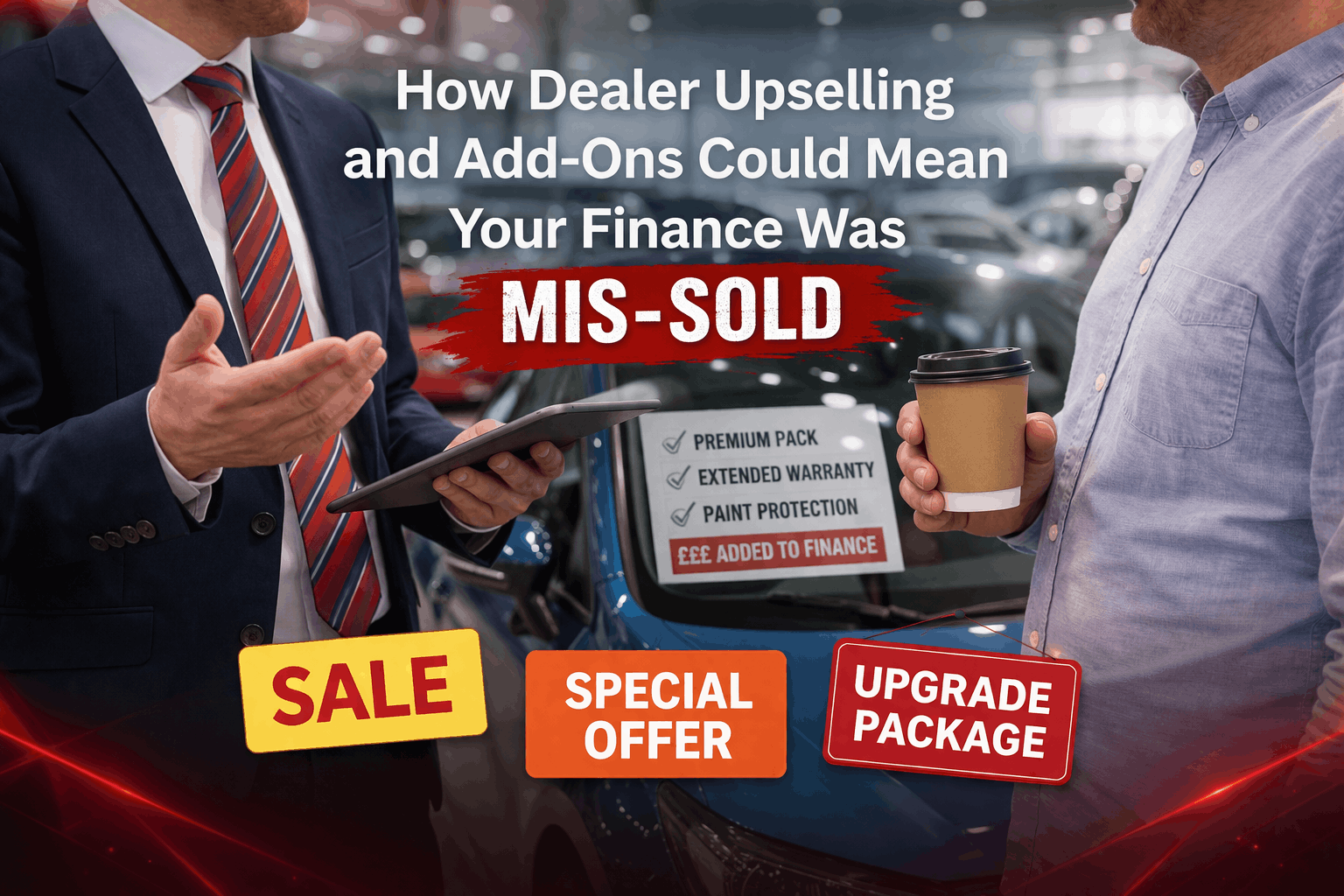 Car Finance Add-Ons and Upselling Explained | Mis-Sold Expert