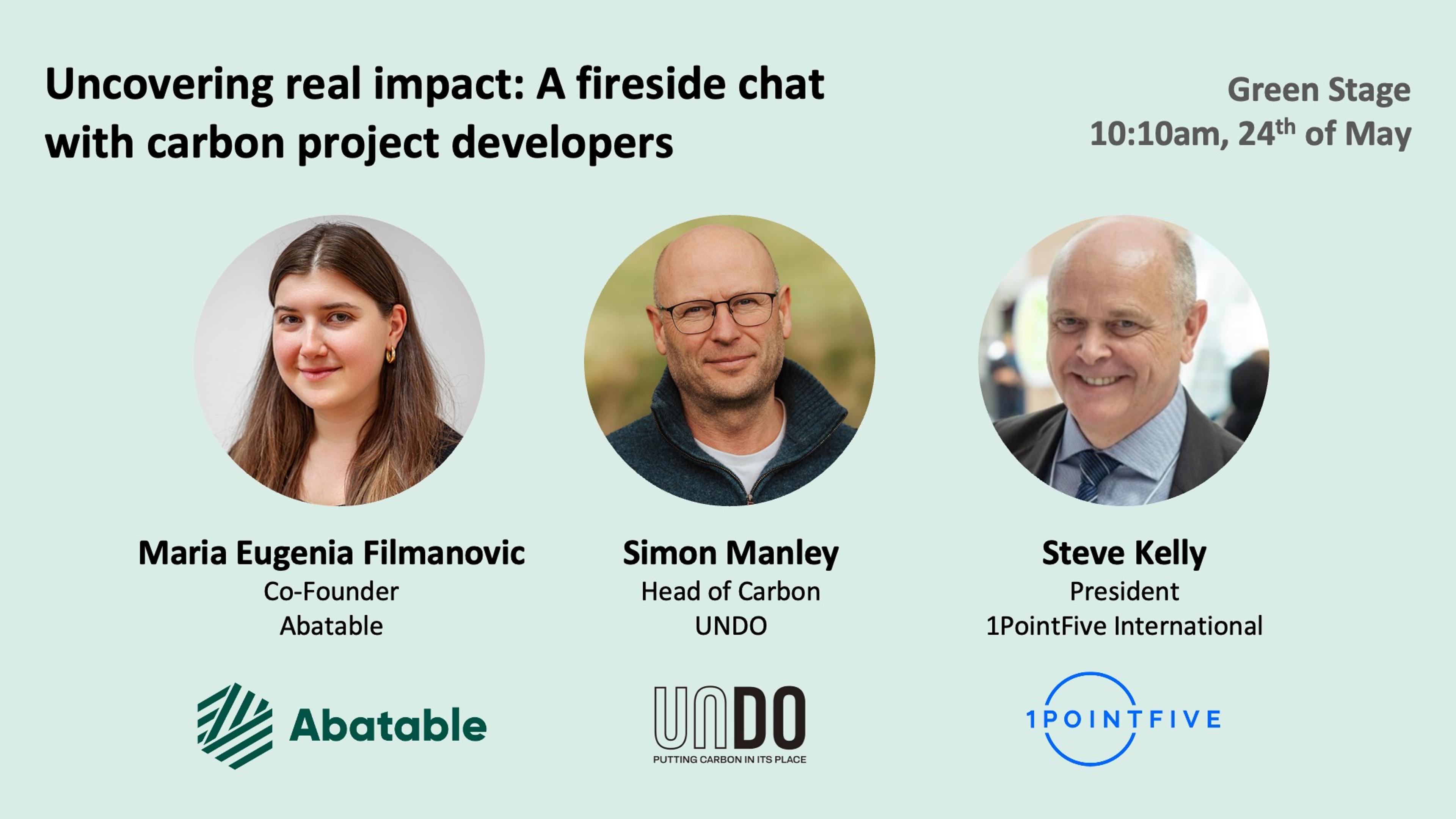 Abatable fireside chat with project developers during Innovation Zero