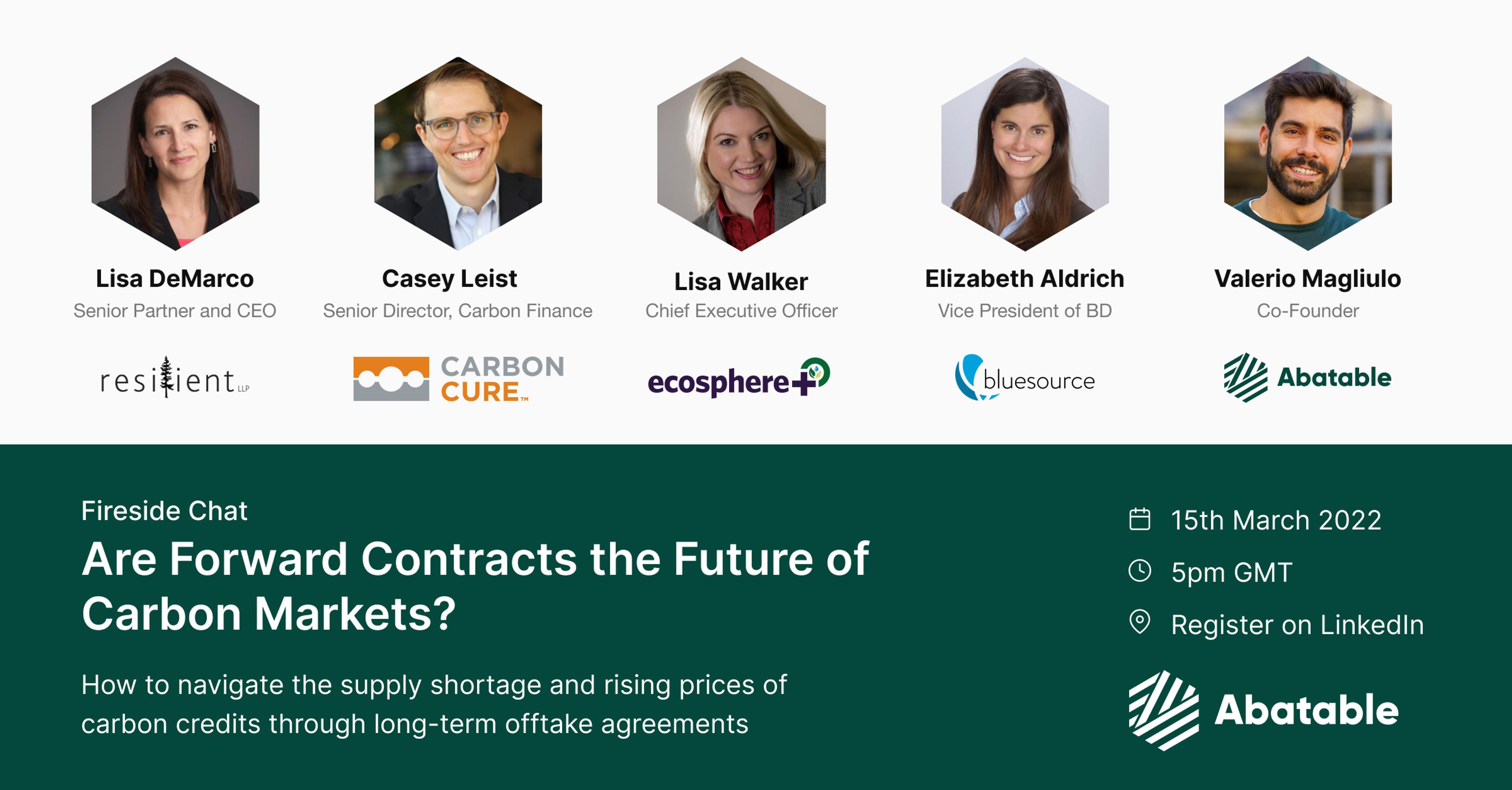 Are Forward Contracts the Future of Carbon Markets?