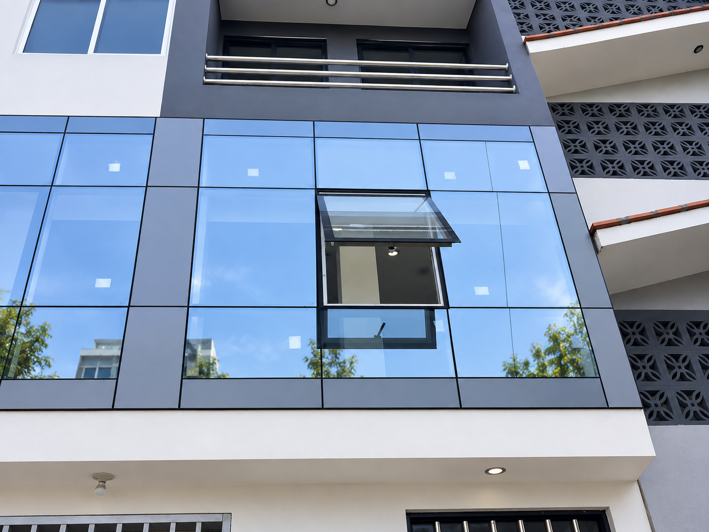 Ventana de aluminio Serie 38