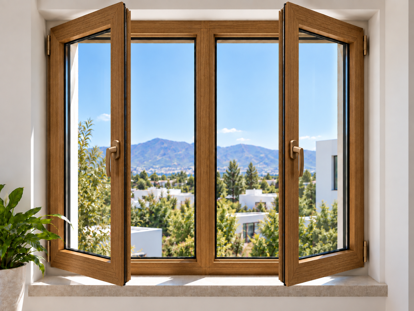 Ventana PVC con apertura Batiente