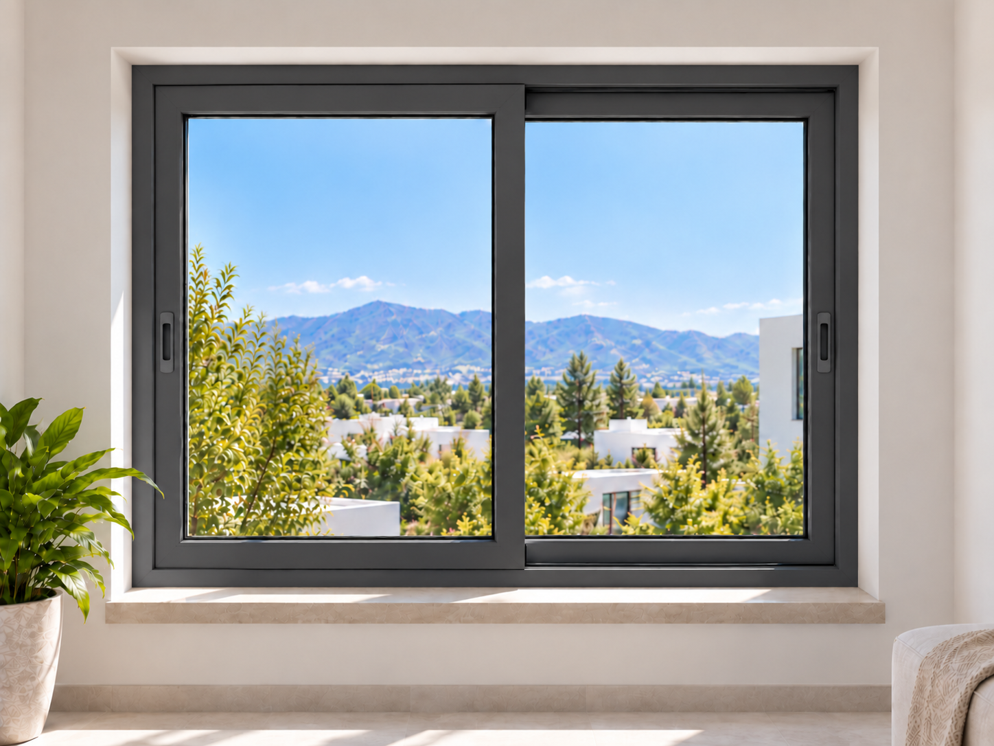Ventana PVC con apertura Corrediza