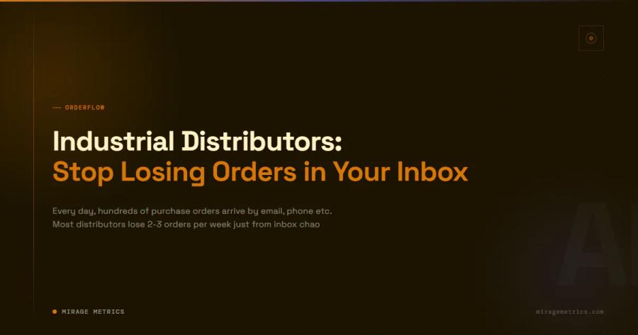Industrial Distributors: Stop Losing Orders in Your Inbox
